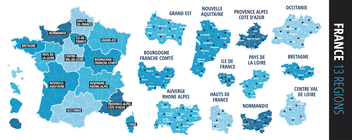 Zones d'intervention